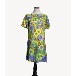 1960's Alice Polynesian Fashions Dress Tiki Hawaiian